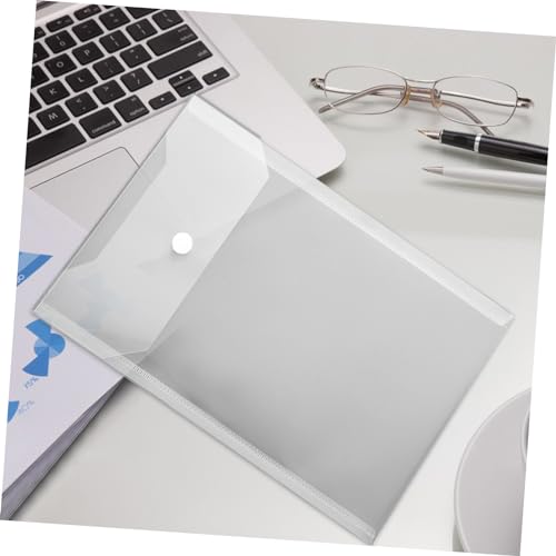 Uonlytech 12Stücke Dokumententasche Wasserdichte Praktische Dateitaschen Für Sichere Aufbewahrung Wichtiger Unterlagen Für Büro Und Transparentes Design von Uonlytech