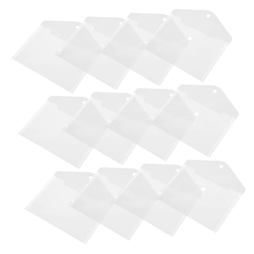 Uonlytech 12Stücke Dokumententaschen Transparente Dateiordner für Büro und Schule und Schmutzabweisend zur Aufbewahrung Wichtiger Dokumente Uonlytech 12Stücke Dokumententaschen Transparente Dateiordner für Büro und Schule und Schmutzabweisend zur Aufbewahrung Wichtiger Dokumente von Uonlytech