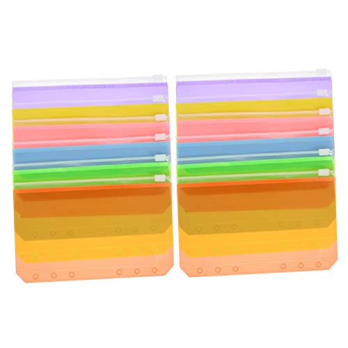 Uonlytech 12Stücke Reißverschluss Dokumentenmappe Multifunktionale Aufbewahrungstaschen aus Binder für Büro und Schule Transparent und Langlebig für Quittungen Uonlytech 12Stücke Reißverschluss Dokumentenmappe Multifunktionale Aufbewahrungstaschen aus Binder für Büro und Schule Transparent und Langlebig für Quittungen von Uonlytech