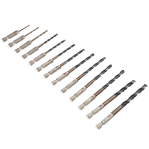Uonlytech 13 Stück Metallbohrer Für Stahl Bohrer Aus Stahl Langer Bohrer Bits Für Holzbearbeitungswerkzeuge Sechskantbohrer Kleine Bohrer Schlagbohrer 6mm Bohrer 4341 Schnellarbeitsstahl Uonlytech 13 Stück Metallbohrer Für Stahl Bohrer Aus Stahl Langer Bohrer Bits Für Holzbearbeitungswerkzeuge Sechskantbohrer Kleine Bohrer Schlagbohrer 6mm Bohrer 4341 Schnellarbeitsstahl von Uonlytech