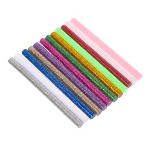 Uonlytech 130 Stück Teiliges Bunte Hot Melt Klebesticks für Heißklebepistole Starke Klebekraft Einfach zu Schmelzen Vielseitig für DIY Bastelkleber und Handwerksprojekte von Uonlytech