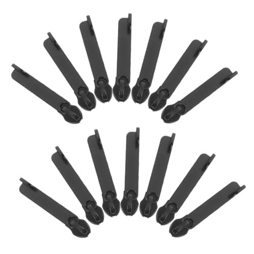 Uonlytech 14 Stück Teiliges Metall Zipper Pulls Abnehmbare Reißverschlussköpfe Ersatz für Koffer Rucksack Doppellagig und Explosionsgeschützt Kompatibel mit Standard Schlosshülsen Schwarz Uonlytech 14 Stück Teiliges Metall Zipper Pulls Abnehmbare Reißverschlussköpfe Ersatz für Koffer Rucksack Doppellagig und Explosionsgeschützt Kompatibel mit Standard Schlosshülsen Schwarz von Uonlytech