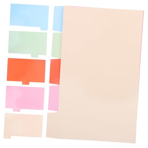 Uonlytech 15 Blatt Karteikarte Lesezeichen Trennblätter für Seitenordner Registerkarten für Karteikarten Pads Schulbüro Notebook-Tab-Teiler Aufbewahrungsanleitungskarte beschichtetes Papier Uonlytech 15 Blatt Karteikarte Lesezeichen Trennblätter für Seitenordner Registerkarten für Karteikarten Pads Schulbüro Notebook-Tab-Teiler Aufbewahrungsanleitungskarte beschichtetes Papier von Uonlytech