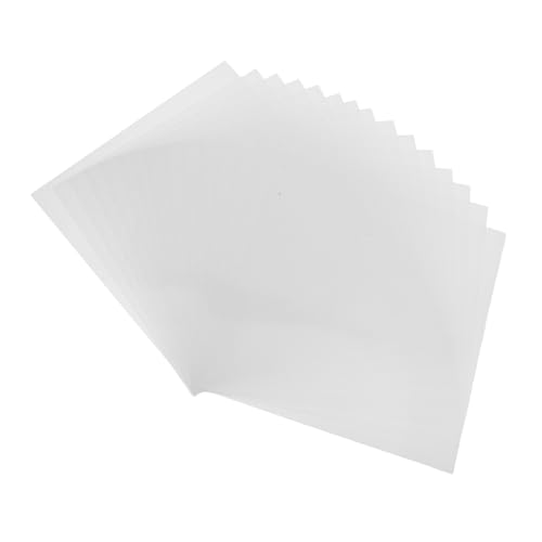 Uonlytech 15 Blatt Leere Schablonenschnitte Leeres Schablonenmaterial Papier Skizzieren Schablonenkit Durchsichtige Plastikfolie Schablonen Aus Kunststoff Schablonenmuster Das Haustier Weiß von Uonlytech