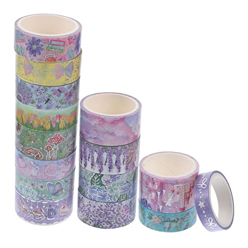 Uonlytech 15 Rollen Dekoratives Washi Klebeband Blumenmuster Scrapbook Tape für Diy Tagebuch Planung Basteln Verpackung Uonlytech 15 Rollen Dekoratives Washi Klebeband Blumenmuster Scrapbook Tape für Diy Tagebuch Planung Basteln Verpackung von Uonlytech