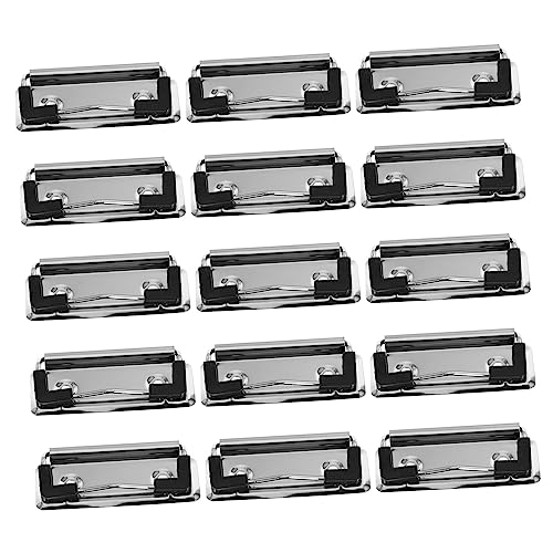 Uonlytech 15 Stück Teiliges Montierbare Metallklammern Federbelastete Klemmbrett Clips für Schule und Büro Aufhängen von Kunstwerken Rezepten und Projekten von Uonlytech