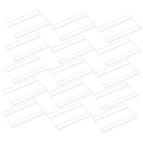 Uonlytech 15 Stück Teiliges Preislabel Halter aus Robustem Transparent für Supermärkte und Einzelhandel Einfach Anzubringen zur und Informationsanzeige Uonlytech 15 Stück Teiliges Preislabel Halter aus Robustem Transparent für Supermärkte und Einzelhandel Einfach Anzubringen zur und Informationsanzeige von Uonlytech