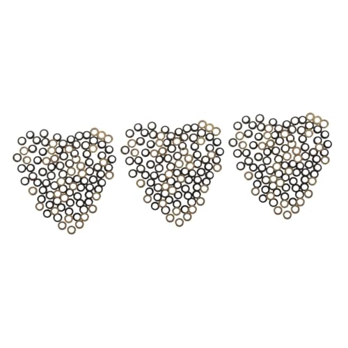 Uonlytech 150 Sets Doppelseitiges Ösen Set Mit Luftösenschnalle Ösen Ösen Set Ösen Schuhösen Ösen Set Zum Basteln Ösen Metallösen Set Kupfer von Uonlytech
