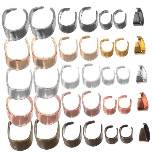 Uonlytech 150 Stück Anhänger Verschlüsse für Schmuckherstellung Clips für Armbänder Langlebige Diy Schmuckverbindungselemente Zufälliger Stil Uonlytech 150 Stück Anhänger Verschlüsse für Schmuckherstellung Clips für Armbänder Langlebige Diy Schmuckverbindungselemente Zufälliger Stil von Uonlytech