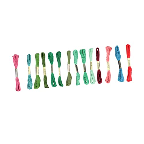 Uonlytech 150 Stück Bunte Baumwollgarne Ökologische Stickgarn für Kreuzstich und Diy Projekte Zufällige Farben für Heim und Bastelbedarf Zufällige Farbe Uonlytech 150 Stück Bunte Baumwollgarne Ökologische Stickgarn für Kreuzstich und Diy Projekte Zufällige Farben für Heim und Bastelbedarf Zufällige Farbe von Uonlytech