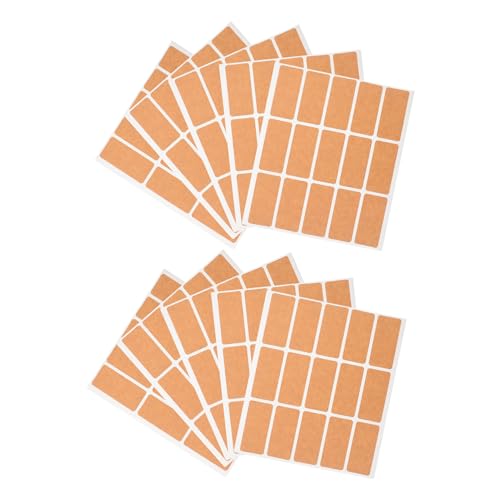 Uonlytech 150 Stück Leere Aufkleberetiketten Klebstoff Vinyl Planer -aufkleber Rechteck Schild Klebrig Mini-aufkleber Uv Stichworte Klebetiketten Light Brown Kraftpapier Uonlytech 150 Stück Leere Aufkleberetiketten Klebstoff Vinyl Planer -aufkleber Rechteck Schild Klebrig Mini-aufkleber Uv Stichworte Klebetiketten Light Brown Kraftpapier von Uonlytech