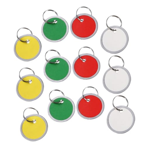 Uonlytech 150 Stück Runde Karte Kofferanhänger Gepäck Schlüsselanhänger Für Etikett Kompakte Label-tags Schlüsselring -tags Farbige Schlüsselanhänger Hängende Tags Wichtige Tags Aluminium Uonlytech 150 Stück Runde Karte Kofferanhänger Gepäck Schlüsselanhänger Für Etikett Kompakte Label-tags Schlüsselring -tags Farbige Schlüsselanhänger Hängende Tags Wichtige Tags Aluminium von Uonlytech