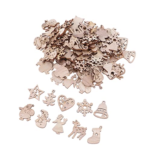 Uonlytech 150 Stück Teiliges Weihnachtsdeko Holzscheiben Umweltfreundlich Langlebig Kreativer Christbaumschmuck Leichte Holzanhänger für Festliche DIY Dekoration für Weihnachtsbaum und Uonlytech 150 Stück Teiliges Weihnachtsdeko Holzscheiben Umweltfreundlich Langlebig Kreativer Christbaumschmuck Leichte Holzanhänger für Festliche DIY Dekoration für Weihnachtsbaum und von Uonlytech