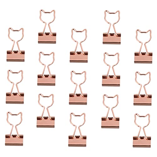 Uonlytech 15Stücke Teiliges Büroklammern Roségold für Dokumente Notizen und Praktische Bindemittel Clips für Schule Büro und Zuhause Stabil und Langlebig für Effiziente Uonlytech 15Stücke Teiliges Büroklammern Roségold für Dokumente Notizen und Praktische Bindemittel Clips für Schule Büro und Zuhause Stabil und Langlebig für Effiziente von Uonlytech