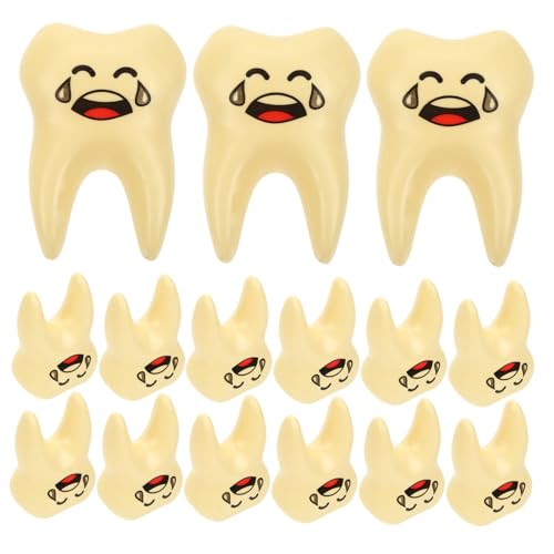 Uonlytech 15Stücke Teiliges Cartoon Zähne Modell Lustiges Plastikzähne für Interaktives Lernen und Spiele Perfektes für Jungen und Vielseitig Einsetzbar von Uonlytech
