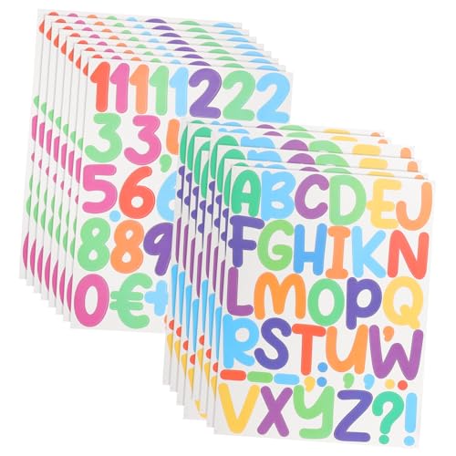 Uonlytech 16 Blatt Aufkleber Schluck Vinyl Flasche Etiketten Klebenummern für Behälter selbstklebende Postfachnummern selbstklebende Zahlen und Buchstaben Uonlytech 16 Blatt Aufkleber Schluck Vinyl Flasche Etiketten Klebenummern für Behälter selbstklebende Postfachnummern selbstklebende Zahlen und Buchstaben von Uonlytech