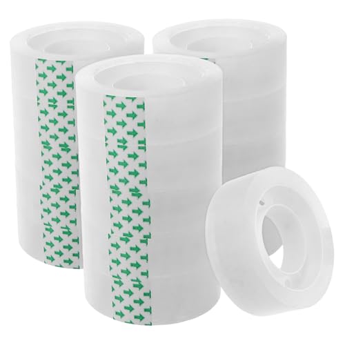 Uonlytech 16 Rollen Briefpapierband Klebeband Für Die Schule Nachfüllpackungen Für Klebebandabroller Schulband Wickelband Unsichtbare Klebeband-nachfüllungen Für Spender Bopp Transparent Uonlytech 16 Rollen Briefpapierband Klebeband Für Die Schule Nachfüllpackungen Für Klebebandabroller Schulband Wickelband Unsichtbare Klebeband-nachfüllungen Für Spender Bopp Transparent von Uonlytech