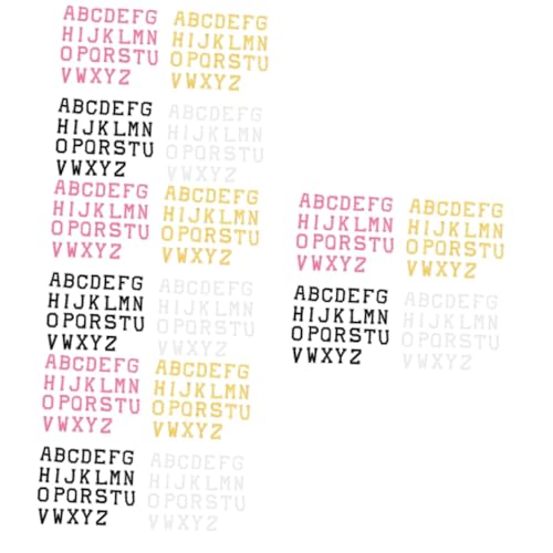 Uonlytech 16 Sätze Bunte Buchstaben Patches mit Bestickten Bügelbuchstaben für Kleidung Taschen und Diy Dekoration zur Reparatur und Verschönerung von Textilien Uonlytech 16 Sätze Bunte Buchstaben Patches mit Bestickten Bügelbuchstaben für Kleidung Taschen und Diy Dekoration zur Reparatur und Verschönerung von Textilien von Uonlytech