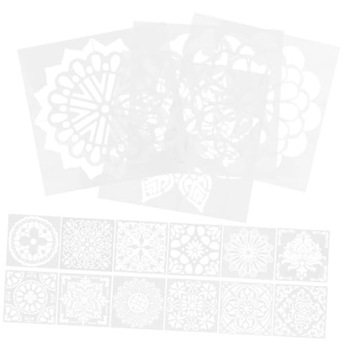 Uonlytech 16 Stück Teiliges DIY Malvorlagen Wiederverwendbare Schablonen für Wandgestaltung und Möbeldekoration für Kunsthandwerk Scrapbooking und Projekte Uonlytech 16 Stück Teiliges DIY Malvorlagen Wiederverwendbare Schablonen für Wandgestaltung und Möbeldekoration für Kunsthandwerk Scrapbooking und Projekte von Uonlytech