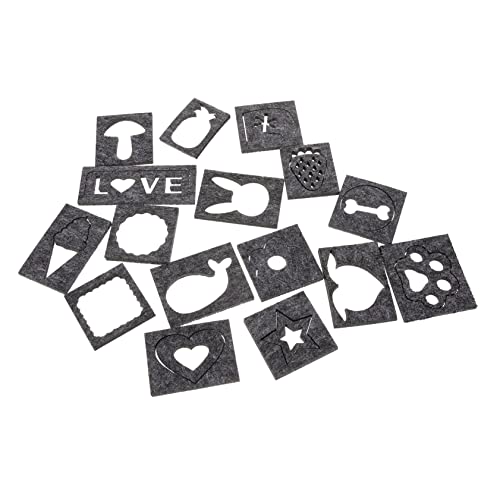 Uonlytech 16 Stück Teiliges Filz Diy mit Verschiedenen Formen Filzhandwerk Schablonen und Nadelfilzen Einfaches Bastelwerkzeug für Anfänger für Kreative Wollfilzprojekte und Geschenkideen Uonlytech 16 Stück Teiliges Filz Diy mit Verschiedenen Formen Filzhandwerk Schablonen und Nadelfilzen Einfaches Bastelwerkzeug für Anfänger für Kreative Wollfilzprojekte und Geschenkideen von Uonlytech