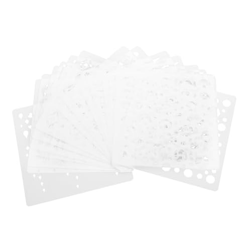 Uonlytech 16 Stück geometrische Zeichnungsvorlage Malerei DIY Malschablone ausgehöhlte Malvorlagen zeichnen Schablonen Malenformen Malvorlage für DIY Malschablonen das Haustier Weiß Uonlytech 16 Stück geometrische Zeichnungsvorlage Malerei DIY Malschablone ausgehöhlte Malvorlagen zeichnen Schablonen Malenformen Malvorlage für DIY Malschablonen das Haustier Weiß von Uonlytech