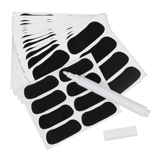Uonlytech 160 Stück Sport Augenstreifen Schwarz Unter Augen Aufkleber Selbstklebend PVC mit Weißem Marker für Baseball Football Softball Fans Schnelle Anwendung und Langanhaltender Halt Uonlytech 160 Stück Sport Augenstreifen Schwarz Unter Augen Aufkleber Selbstklebend PVC mit Weißem Marker für Baseball Football Softball Fans Schnelle Anwendung und Langanhaltender Halt von Uonlytech