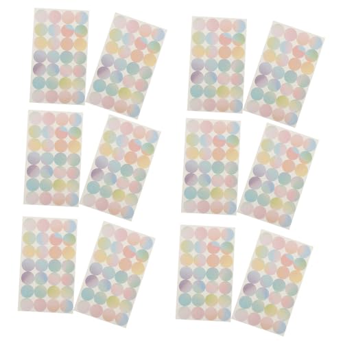 Uonlytech 16Blätter Lochstempelverstärkungsaufkleber Selbstklebende Papierverstärkung für Lose Reparieren von Löchern Dekorativ und Langlebig von Uonlytech