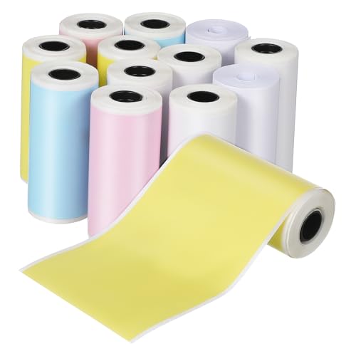 Uonlytech 16Rollen Mini Thermodrucker Thermoetiketten Selbstklebend Verschiedenen Weiße Farbige Aufkleber für Druckergebnisse Kompatibel mit Mini Uonlytech 16Rollen Mini Thermodrucker Thermoetiketten Selbstklebend Verschiedenen Weiße Farbige Aufkleber für Druckergebnisse Kompatibel mit Mini von Uonlytech