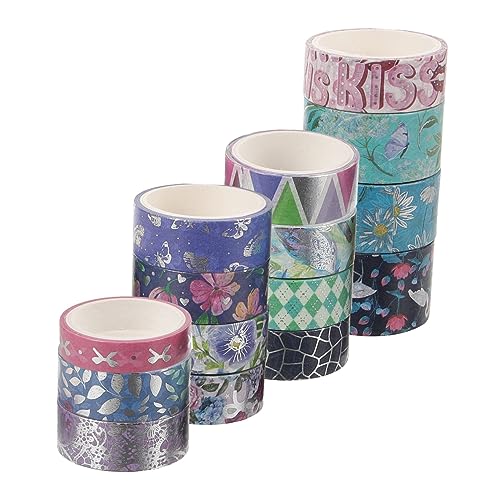 Uonlytech 17 Rollen Washi Tape Dekorative Klebebänder Federdesign für Diy Scrapbooking und Journaling Bastelprojekte und Partys Uonlytech 17 Rollen Washi Tape Dekorative Klebebänder Federdesign für Diy Scrapbooking und Journaling Bastelprojekte und Partys von Uonlytech