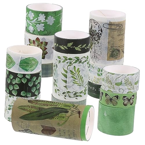 Uonlytech 18 Rollen Vintage Washi Tape pro Dekoratives Klebeband für Scrapbooking Journaling und DIY Crafts Transparentes Klebeband für und Bastelprojekte von Uonlytech
