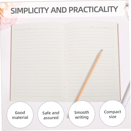 Uonlytech 18 Stück Notizbuch Aus Kraftpapier Notizblock Zeitschriften Masse Zeitschriftenhefte Mini-kompositionsnotizbücher Leeres Notizbuch Keine Zeilen Trainingstagebuch Notizbücher Papier von Uonlytech