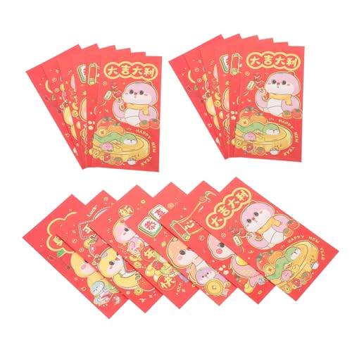 Uonlytech 18 Stück Rote Umschlagtasche Rote Pakete Geldhalter Für Bargeld Neues Jahr Red Envelope -tasche Chinseerote Umschläge Chinesisches Neues Jahr Rotes Paket Geldumschlag Perlenpapier Uonlytech 18 Stück Rote Umschlagtasche Rote Pakete Geldhalter Für Bargeld Neues Jahr Red Envelope -tasche Chinseerote Umschläge Chinesisches Neues Jahr Rotes Paket Geldumschlag Perlenpapier von Uonlytech