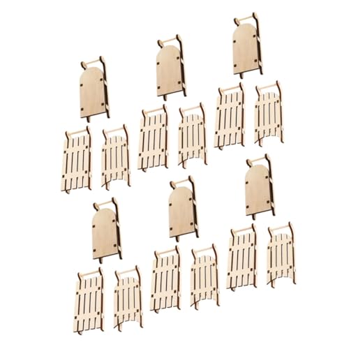 Uonlytech 18 Stück Teiliges Mini Holzschlitten Dekorationen Unfertige Tischschlitten DIY Weihnachtsbaum Anhänger Vielseitig Bemalbar Robust Holzornamente Uonlytech 18 Stück Teiliges Mini Holzschlitten Dekorationen Unfertige Tischschlitten DIY Weihnachtsbaum Anhänger Vielseitig Bemalbar Robust Holzornamente von Uonlytech