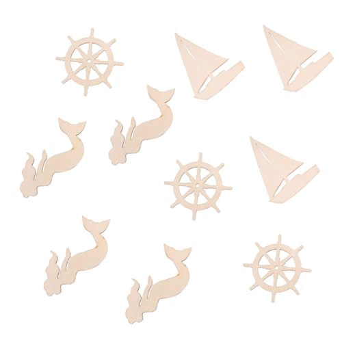 Uonlytech 18Stücke Holzschneider Meerjungfrau Schiff Unvollendete Dekoration für DIY Handwerk Naturfarben Holzfiguren für Bastelprojekte für Feste und Kinderaktivitäten Uonlytech 18Stücke Holzschneider Meerjungfrau Schiff Unvollendete Dekoration für DIY Handwerk Naturfarben Holzfiguren für Bastelprojekte für Feste und Kinderaktivitäten von Uonlytech
