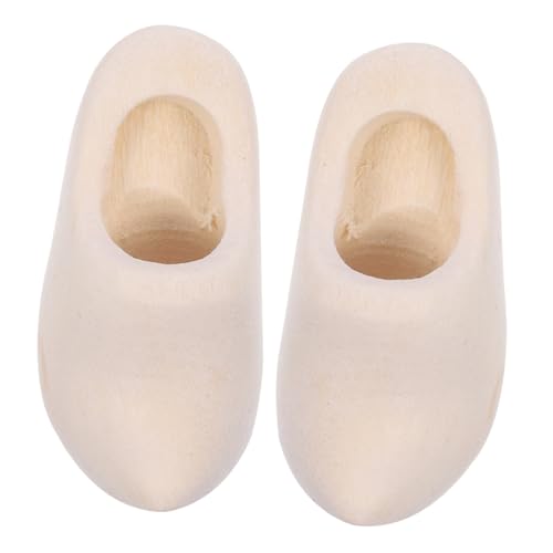 Uonlytech 1Paar Holzschuhe Schlüsselanhänger Für Puppenhaus DIY Unfertige Holzschuh Dekoration Für Puppenstubenzubehör Geschenkidee Für Bastler Uonlytech 1Paar Holzschuhe Schlüsselanhänger Für Puppenhaus DIY Unfertige Holzschuh Dekoration Für Puppenstubenzubehör Geschenkidee Für Bastler von Uonlytech