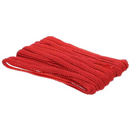Uonlytech 1Rolle DIY Vorhangspitze Wellenförmige Baumwollspitze Yards Dekorative Randverkleidung für Vorhänge Sofas und Mehr Waschbar und Leicht zu Vielseitig Einsetzbar von Uonlytech
