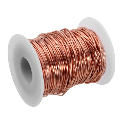 Uonlytech 1Rolle Kupferdraht für Schmuck und Bastelarbeiten Flexibler und Vielseitiger Draht für DIY Projekte Gartenarbeit und Elektrokultur Uonlytech 1Rolle Kupferdraht für Schmuck und Bastelarbeiten Flexibler und Vielseitiger Draht für DIY Projekte Gartenarbeit und Elektrokultur von Uonlytech