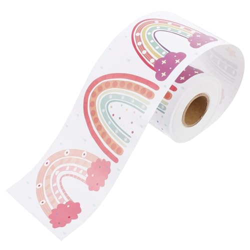 Uonlytech 1Rolle Rainbow Bulletin Border Aufkleber Dekorationsrolle für Klassenzimmer Schulkind Deko Farbiges Rahmenmuster für Kreative Gestaltung für Schulanfang und Partys Uonlytech 1Rolle Rainbow Bulletin Border Aufkleber Dekorationsrolle für Klassenzimmer Schulkind Deko Farbiges Rahmenmuster für Kreative Gestaltung für Schulanfang und Partys von Uonlytech