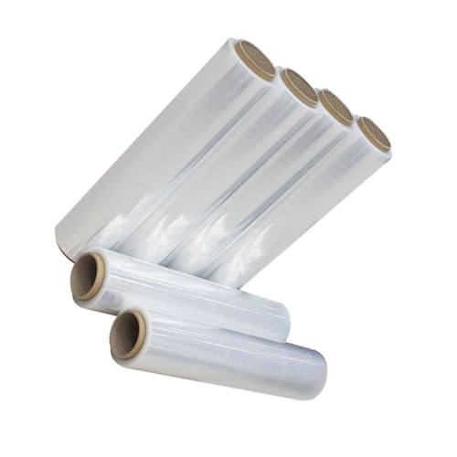 Uonlytech 1Rolle Transparente Stretchfolie Selbstklebende Verschleißfeste Verpackungsfolie für Möbel für Hauslager und Palettenverpackung Uonlytech 1Rolle Transparente Stretchfolie Selbstklebende Verschleißfeste Verpackungsfolie für Möbel für Hauslager und Palettenverpackung von Uonlytech