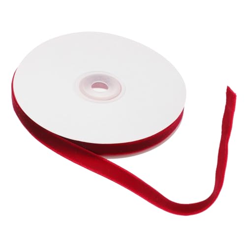 Uonlytech 1Rolle Velours Geschenkband für DIY Dekoration Bordeauxrot Hochwertiges Bastelband zum Verpacken von Geschenken für Projekte Uonlytech 1Rolle Velours Geschenkband für DIY Dekoration Bordeauxrot Hochwertiges Bastelband zum Verpacken von Geschenken für Projekte von Uonlytech