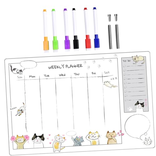 Uonlytech 1Satz Acryl Memoboard Abwischbares Zeichenbrett für Kühlschrank und Schulküche Vielseitige Planungstafel mit Werbenadeln und Stiften für Büro und Zuhause Uonlytech 1Satz Acryl Memoboard Abwischbares Zeichenbrett für Kühlschrank und Schulküche Vielseitige Planungstafel mit Werbenadeln und Stiften für Büro und Zuhause von Uonlytech