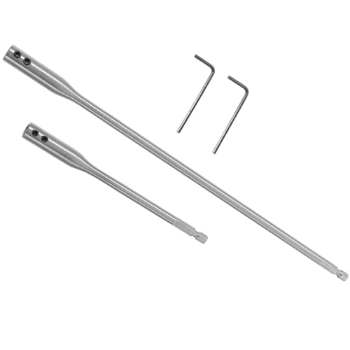 Uonlytech 1Satz Bohrer Verlängerungsset Hochlegiertem Stahl Teilig für Holzbohrer Praktische Erweiterung für Schwer Zugängliche Stellen Leicht und Kompakt Uonlytech 1Satz Bohrer Verlängerungsset Hochlegiertem Stahl Teilig für Holzbohrer Praktische Erweiterung für Schwer Zugängliche Stellen Leicht und Kompakt von Uonlytech