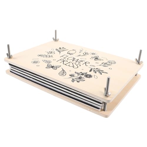 Uonlytech 1Satz DIY Pflanzenpresse Set Große Blumenpresse für Professionelles Presswerkzeug für Trocknen Blättern für Bastelfreunde Uonlytech 1Satz DIY Pflanzenpresse Set Große Blumenpresse für Professionelles Presswerkzeug für Trocknen Blättern für Bastelfreunde von Uonlytech