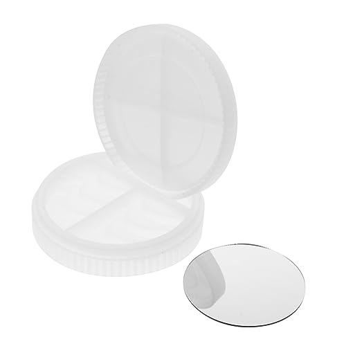 Uonlytech 1Satz DIY Silikonform für Wimpern Lagerhalter mit Spiegel Epoxidharz Gießform für Einzigartigen Wimpern Organizer für Bastelprojekte und Designs von Uonlytech