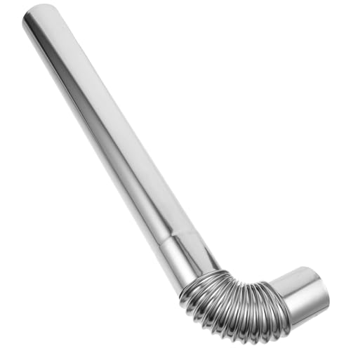 Uonlytech 1Satz Flexibler Schornsteinabzug mit Bogen für Ofen und Kamin Hitzebeständig und Installieren für Küche und Bad von Uonlytech