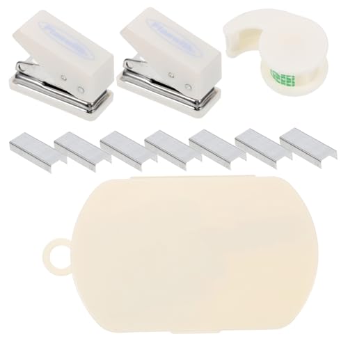 Uonlytech 1Satz Multifunktionales Scrapbooking Bastelschneidwerkzeug für Notizbuch Hefter und Klebebandspender für DIY Projekte und Bürobedarf von Uonlytech