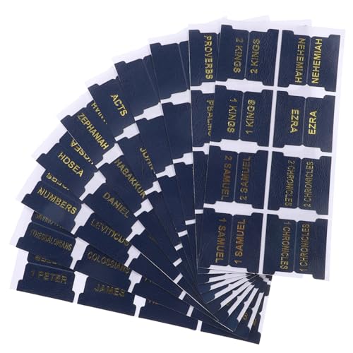 Uonlytech 1Satz PU Bibelindex-tabs aus Leder für Männer und Frauen Beschreibbare Lesezeichen für Studienbibeln Index Leere Etiketten Langlebige und Glatte Verarbeitung Uonlytech 1Satz PU Bibelindex-tabs aus Leder für Männer und Frauen Beschreibbare Lesezeichen für Studienbibeln Index Leere Etiketten Langlebige und Glatte Verarbeitung von Uonlytech