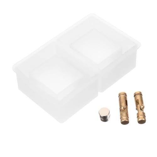Uonlytech 1Satz Rechteckige Silikonform für Schmuckschatulle DIY Gießform für Ringe und Kleine Accessoires Magneten und Scharnieren zur Individuellen Gestaltung Uonlytech 1Satz Rechteckige Silikonform für Schmuckschatulle DIY Gießform für Ringe und Kleine Accessoires Magneten und Scharnieren zur Individuellen Gestaltung von Uonlytech