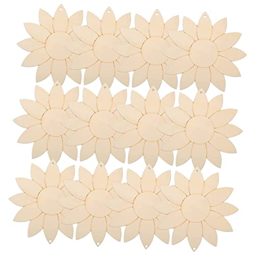 Uonlytech 1Satz Teiliges DIY Sonnenblumen Holzausschnitte Unvollendete Holzverzierungen für Graffiti Basteln und Dekoration für Projekte Uonlytech 1Satz Teiliges DIY Sonnenblumen Holzausschnitte Unvollendete Holzverzierungen für Graffiti Basteln und Dekoration für Projekte von Uonlytech