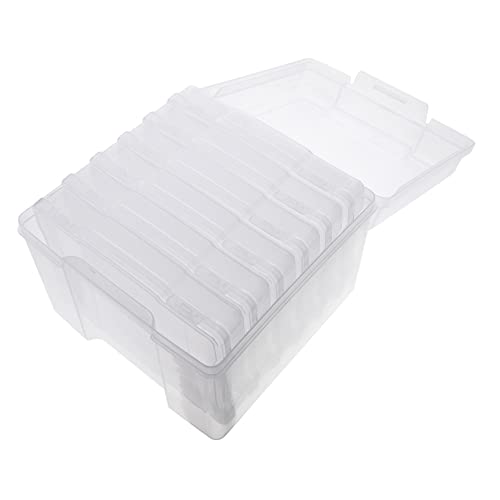 Uonlytech 1Satz Transparente Aufbewahrungsbox für Grußkarten Postkarten und Scrapbooking Teiliges mit Abnehmbaren Trennwänden für Kreative Projekte und Uonlytech 1Satz Transparente Aufbewahrungsbox für Grußkarten Postkarten und Scrapbooking Teiliges mit Abnehmbaren Trennwänden für Kreative Projekte und von Uonlytech